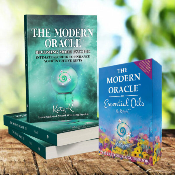 Learn to be a psychic with this special collection of oracle card decks and books by Katy K, Australian psychic medium.