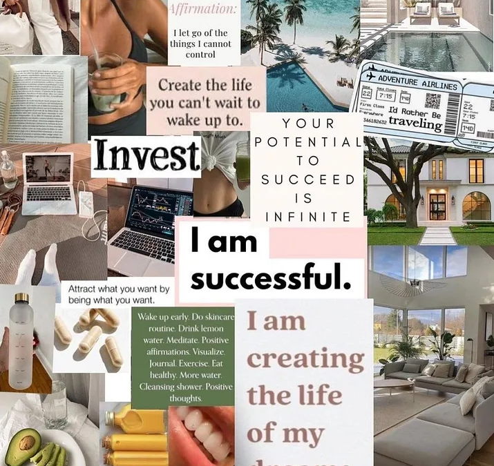 Set your goals for 2024 with a vision board!